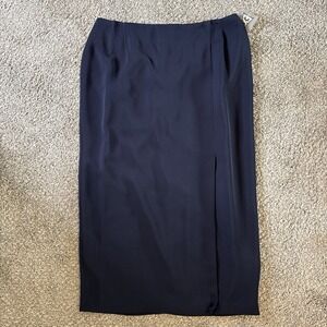 Vintage Tanjay Women's Pencil Skirt Navy Size 16 New